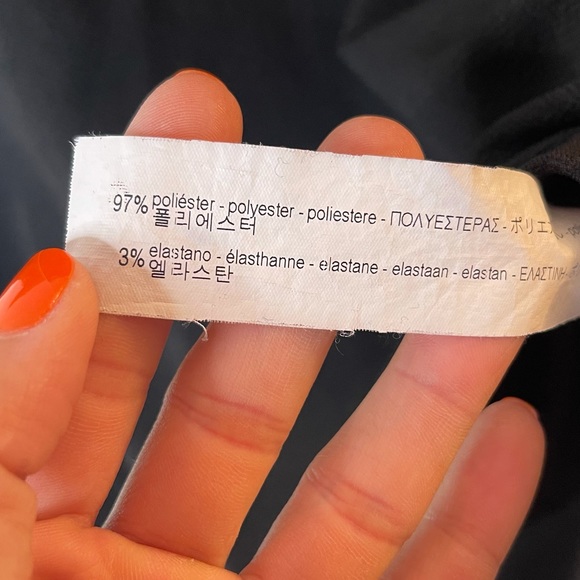 Zara metallic jaguar floral v-neck dress size small - Picture 10 of 10